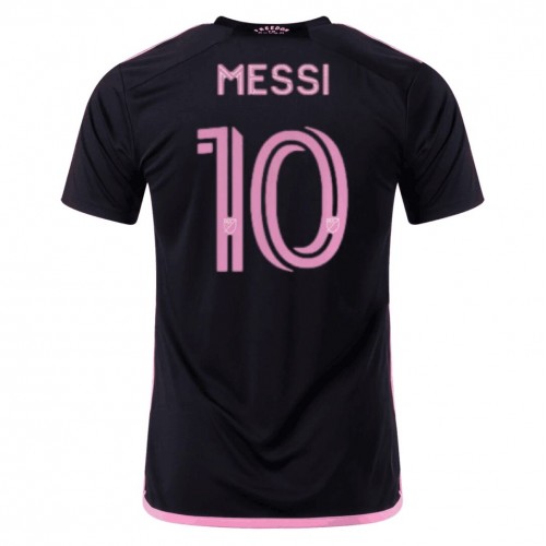 Maillot de foot Inter Miami Lionel Messi #10 Extérieur 2023-24 Manches Courte